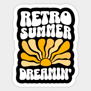 Retro Summer Dreamin' Sticker